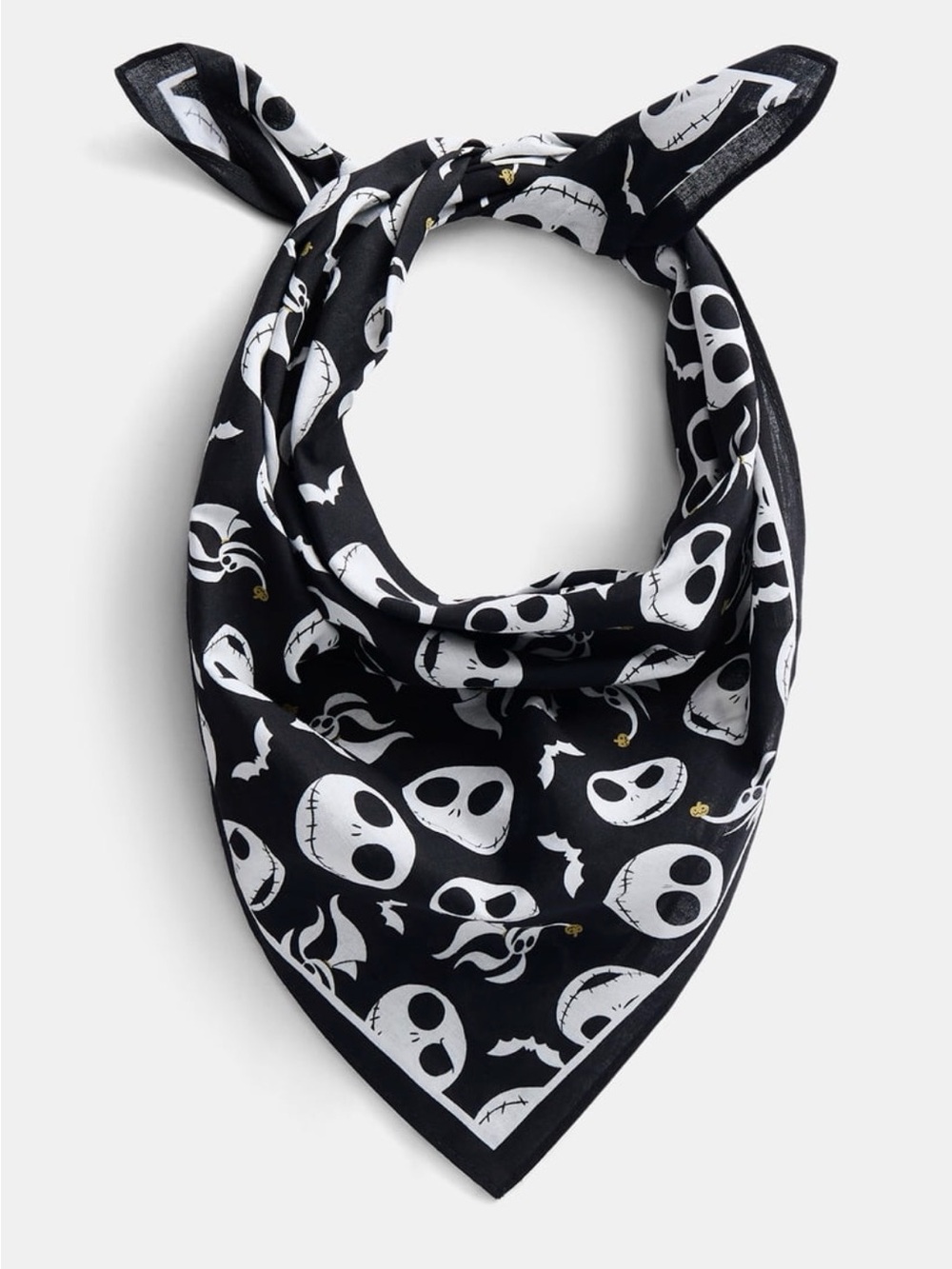 034 Disney Nightmare Before Christmas Jack Skellington Bandana NWT Halloween